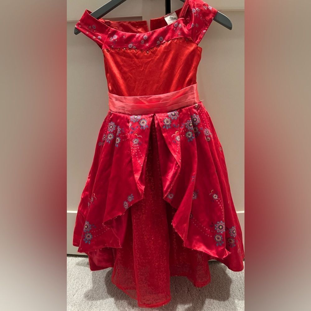 Disney store limited edition Elena Of Avalor Dress 4 Please  See Cut Strap!